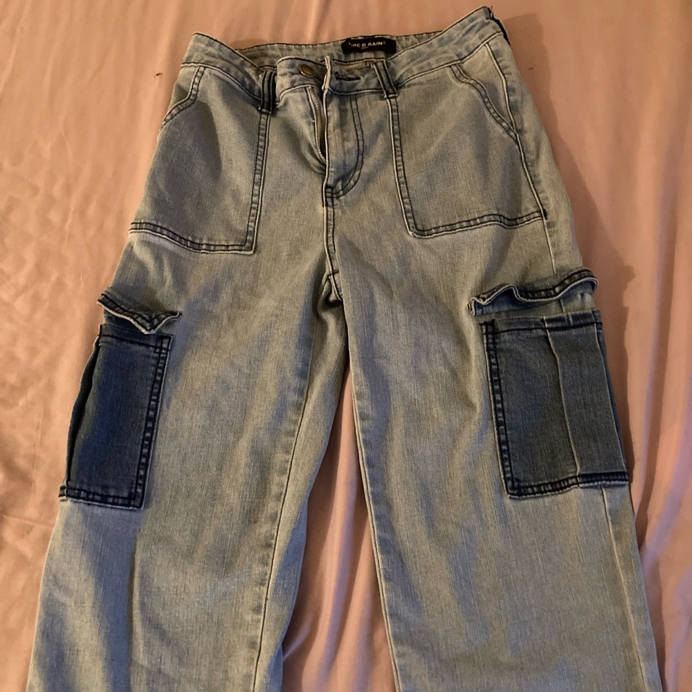 High Rise Women's Jeans in Light Blue